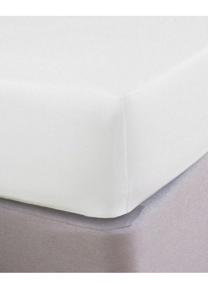 Standard White Fitted Sheet