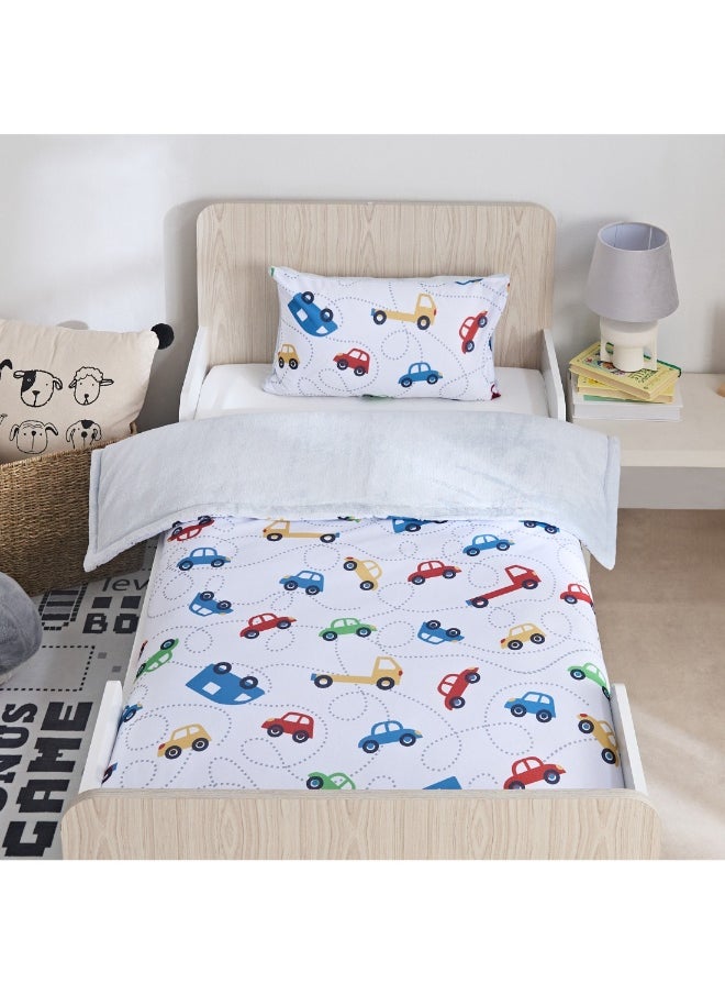 Gearhead Drift 2-Piece Toddler Comforter Set 100 X 140 Cm