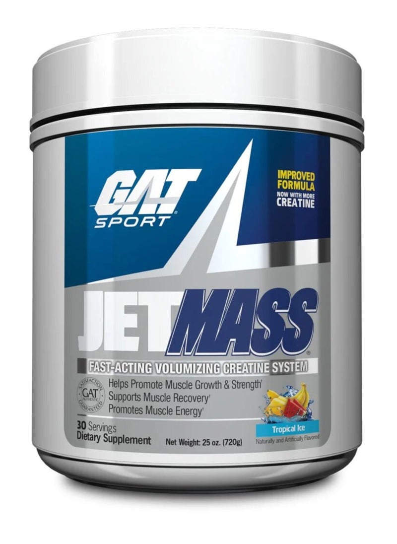 Gat Sport, Jet Mass Creatine, Tropical Ice, 765g, 30 Servings