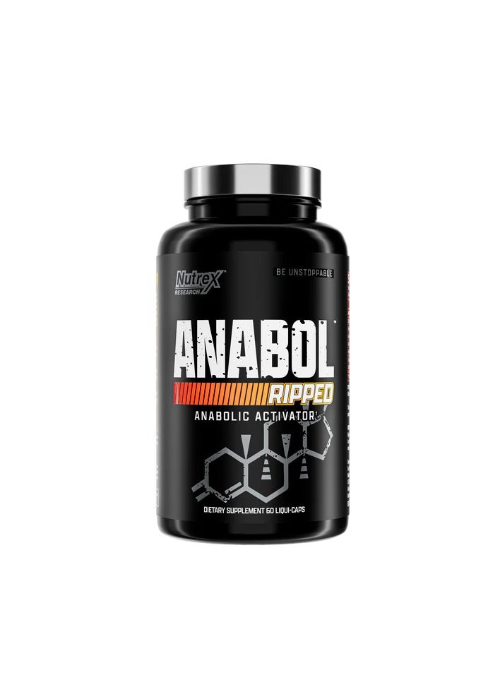 Nutrex Research Anabol Ripped Anabolic Activator – 60 Liquid Caps for Enhanced Muscle Growth & Fat Burning