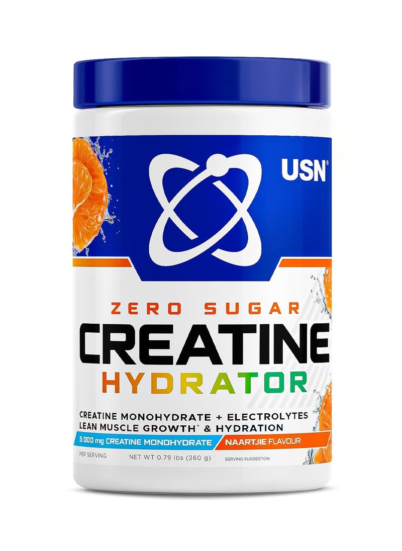 USN Zero Sugar Creatine Hydrator 360g Naartijie Power & performance and hydration