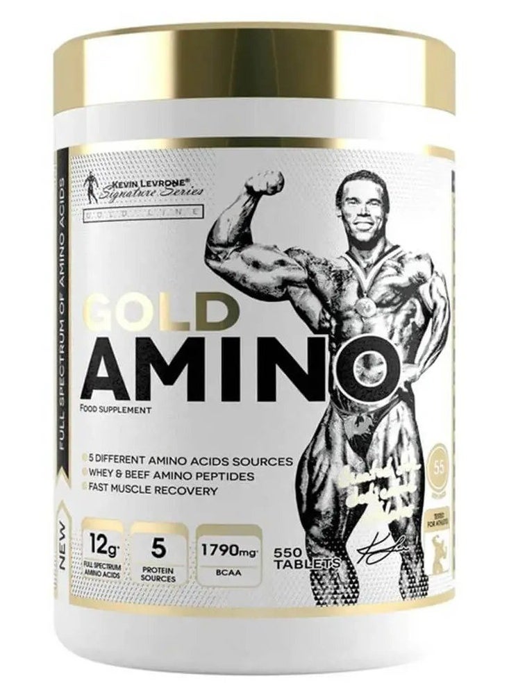 Kevin Levrone, Gold Amino, 550 Tablets