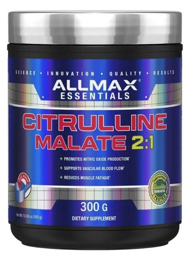 Citrulline Malate 2:1 Dietary Supplement 10.58 oz (300 g)