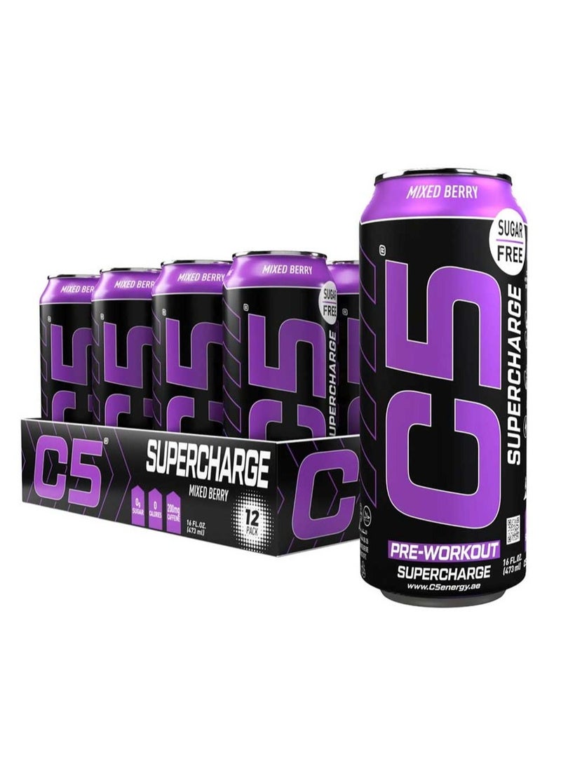 C5 EXTREME Sugar Free Mixed Berry 473ml (Pack of 12)