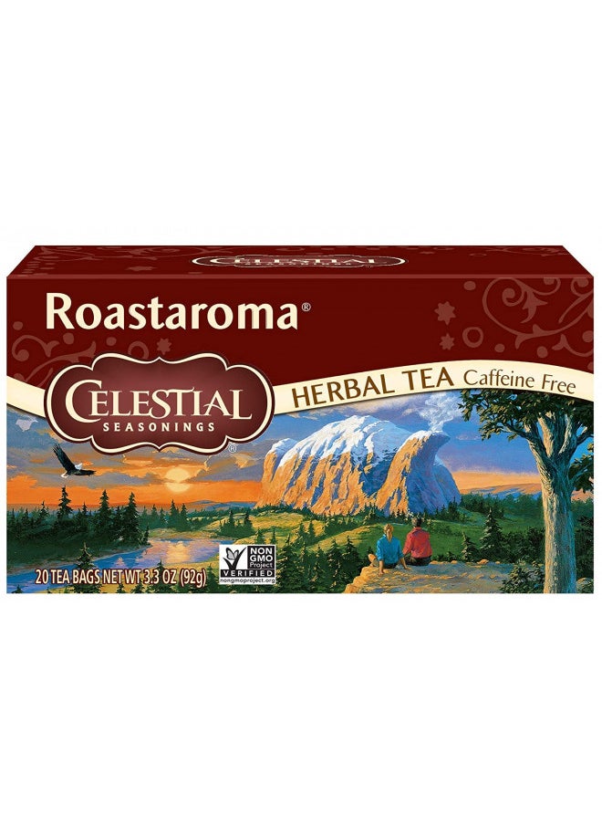 Celestial Seasonings Herbal Tea, Roastaroma, Caffeine Free, 3.3 Ounce 20 Count (Pack of 6)