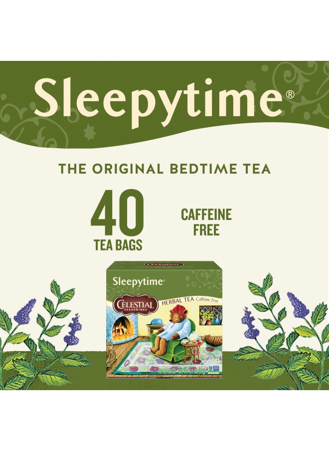 Celestial Seasonings Herbal Tea, Sleepytime, 40 Count (Pack of 6)