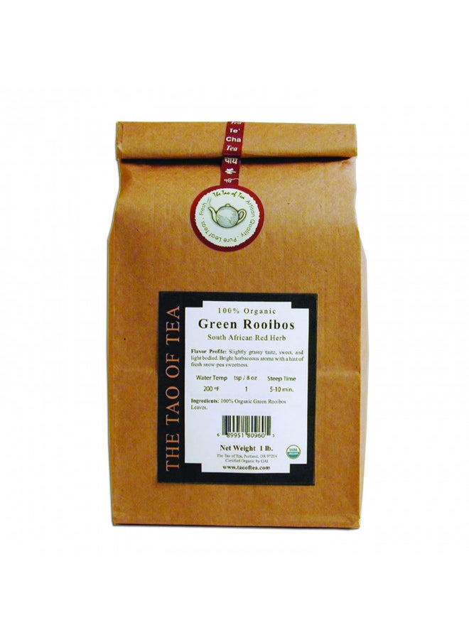 The Tao of Tea Green Rooibos, 100% Organic African Red Herb, 1-Pound