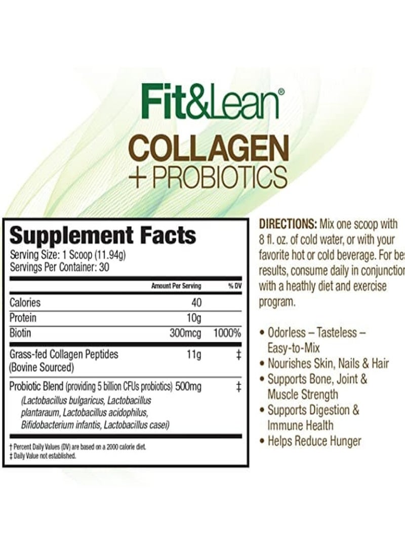 Fit & Lean Collagen + Probiotics 358 gram