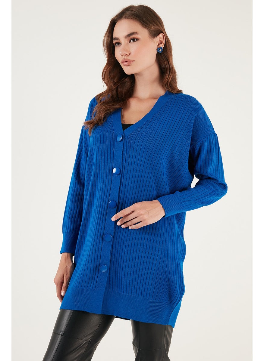 V-Neck Buttoned Knitwear Cardigan Women's Cardigan 4616040