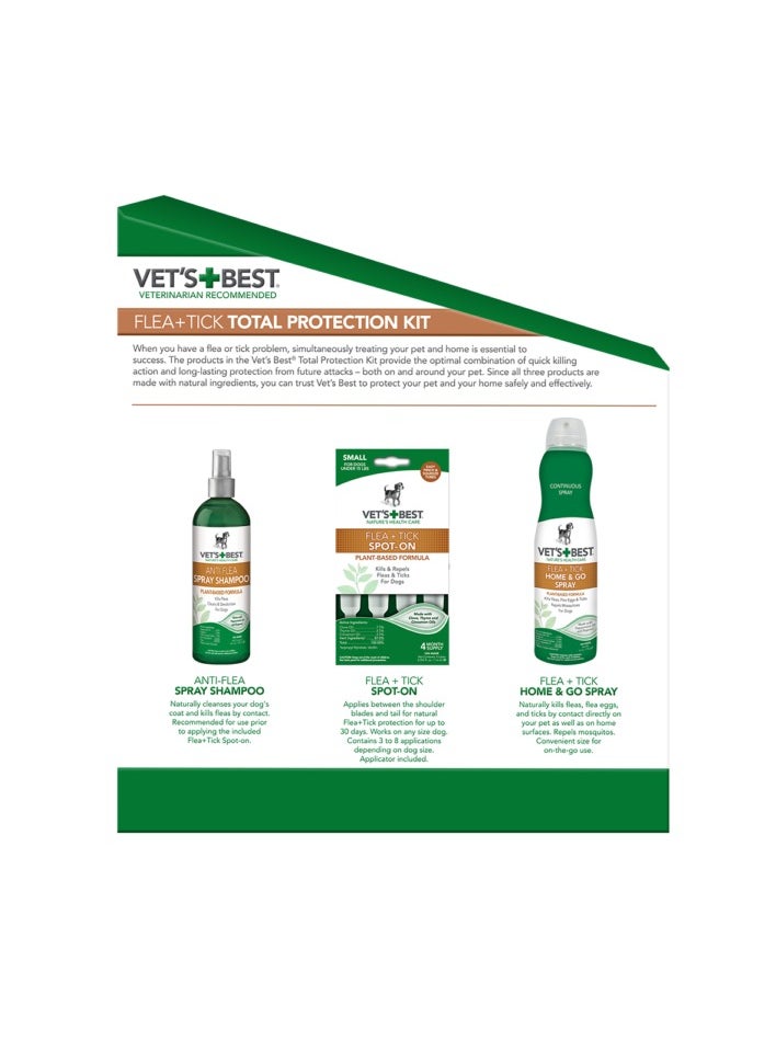 Vet’s Best Natural Anti-Flea Easy Spray Shampoo (16 oz)