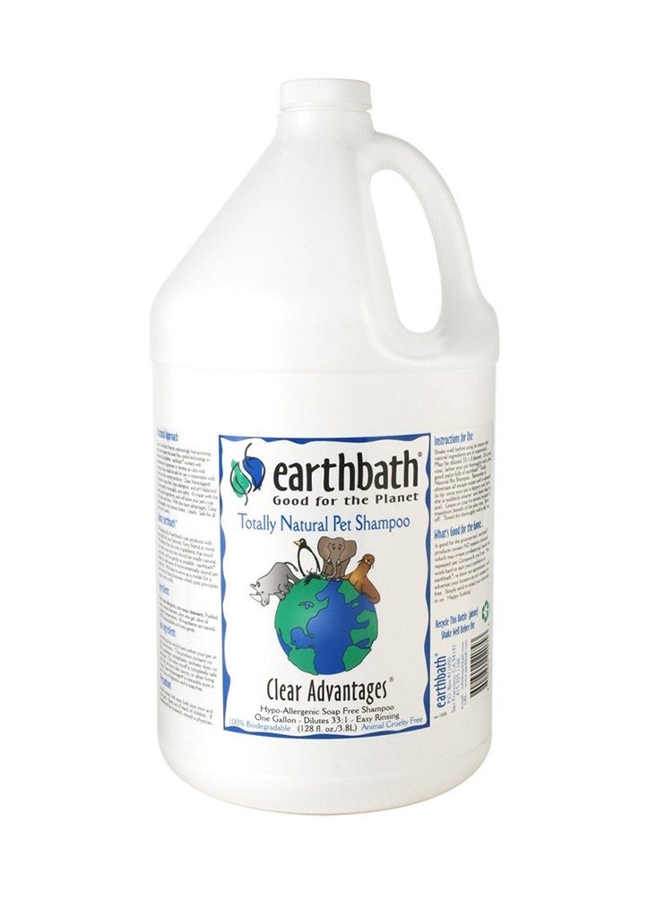 Earthbath Clear advantages hypo allergenic soap free shampoo – 1 GAL