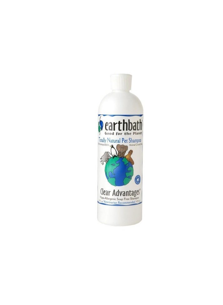 Earthbath Hypoallergenic Soap Free Shampoo Fragrance Free 16oz