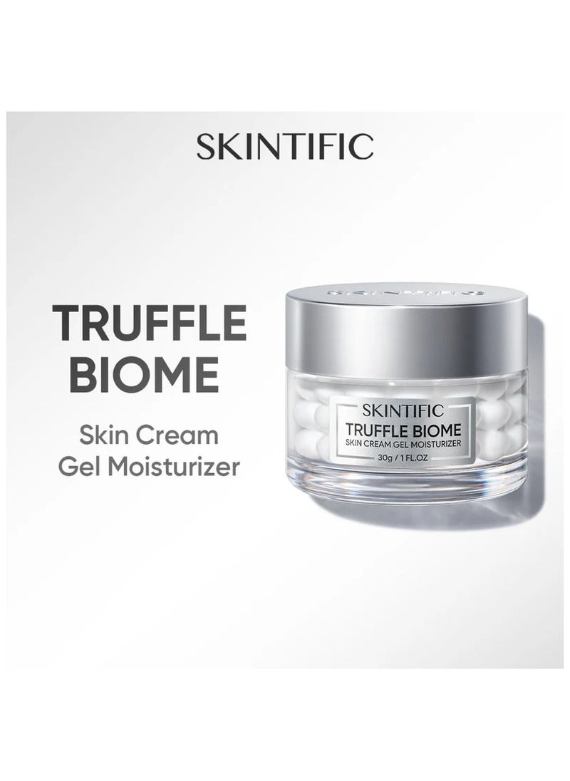 SKINTIFIC Truffle Biome Face Gel Cream – Rejuvenates Skin & Targets Breakouts (30g)