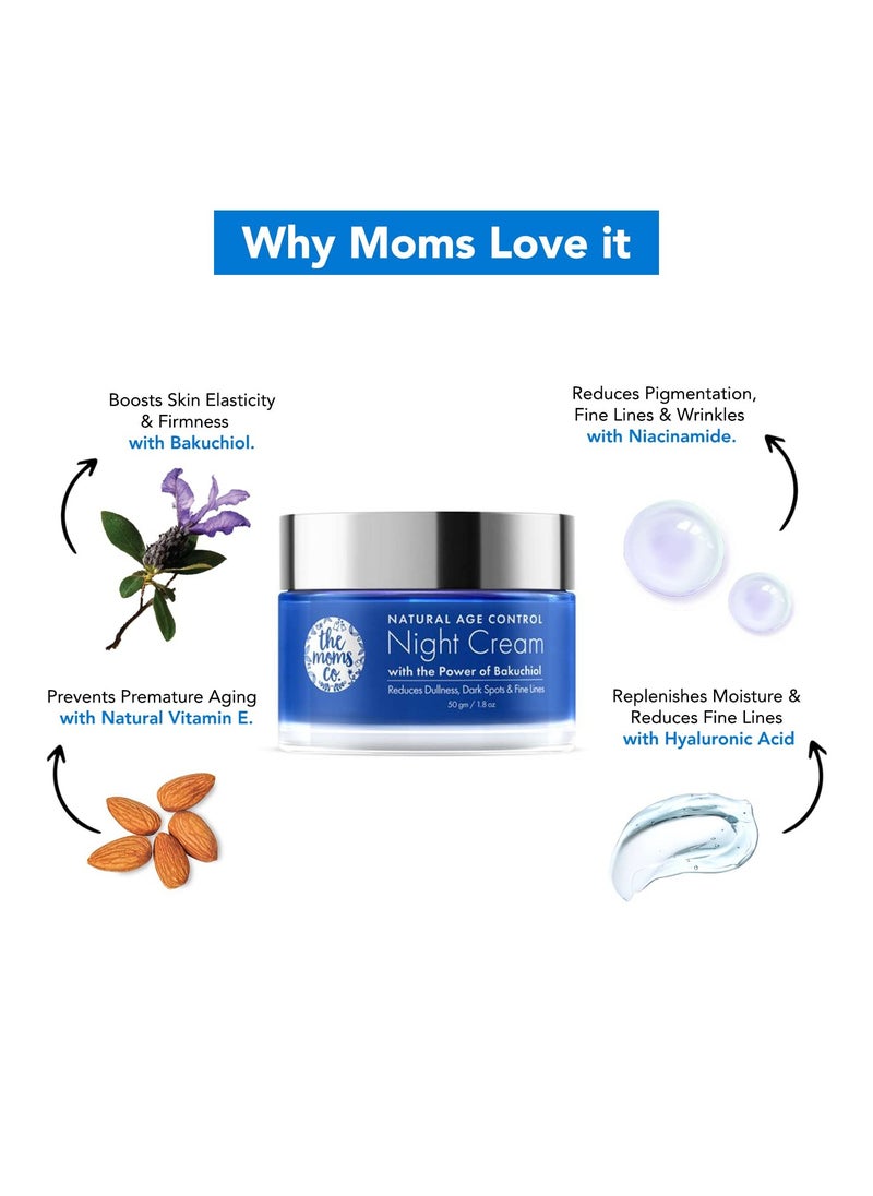 The Moms Co. Natural Age Control Night Cream - ME 50 gm