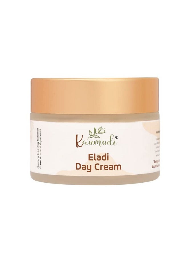 Eladi Day Cream | For Women And Men | Made With Shata Dhauta Ghrita (100 Times Washed Ghee) & Eladi Thailam| Handmade With Natural Ingredients | For Acne Scars, Blemishes, Dark Spots| Nourish & Hydrate | For Healthy, Glowing, And Clear Skin | All Skin Types | No Artificial Color | No Artificial Fragrance | Sulphate, Paraben & Sls Free | 40 Gm / 1.41 Fl Oz