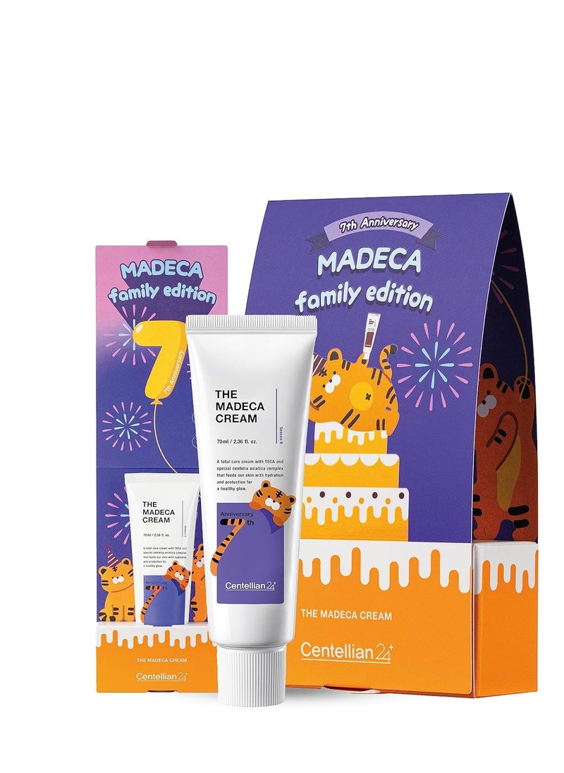 CENTELLIAN 24 Madeca Cream (Special Edition - Family, 2.4fl oz) - Centella Moisturizer for Face, Korean Skin Care. Dry, Sensitive Skin. TECA, Centella Asiatica, Madecassoside.