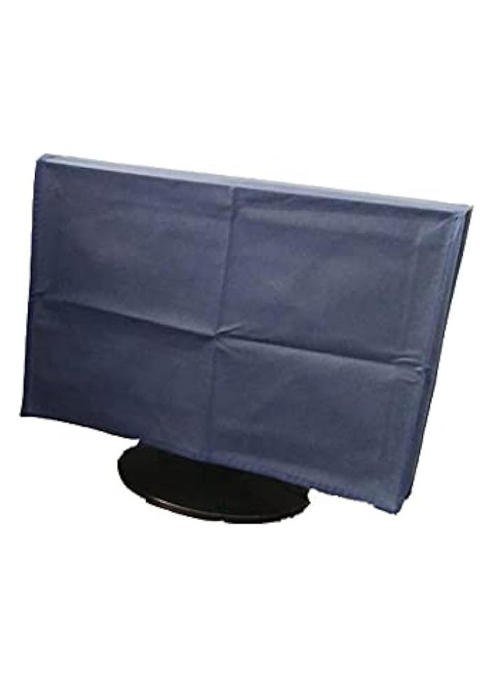 3 Pieces Computer Dust Cover Monitor + Keyboard+ Computer Host Pc Dust Proof Computer Covers Case Computer Dust Cover for Desktop Pc CPU Tower Protector (27'' Monitor Set Blue)