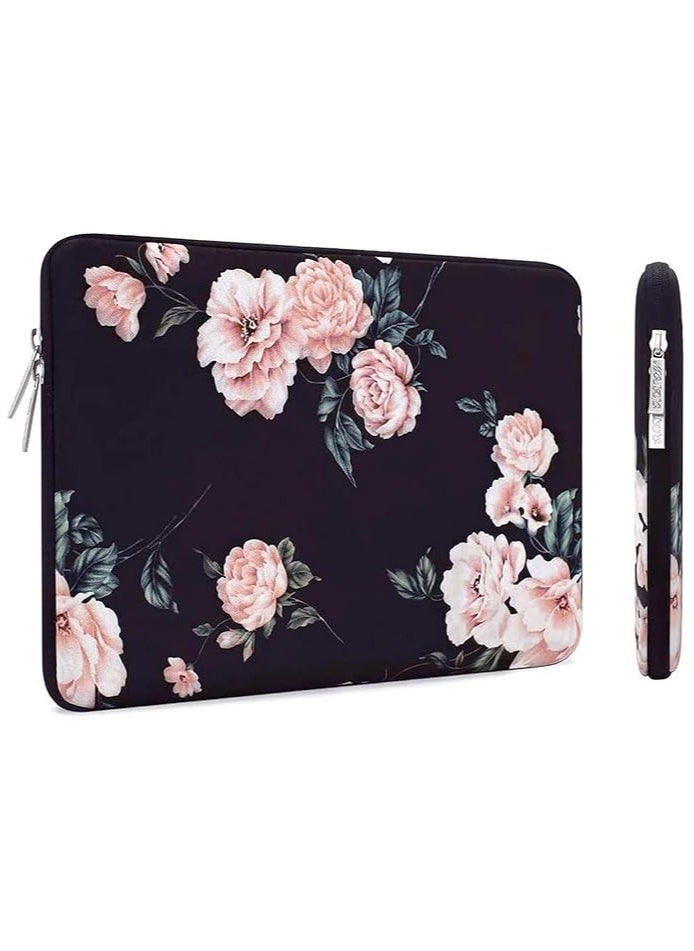 Laptop Sleeve Compatible with MacBook Air/Pro, 13-13.3 inch Notebook, Compatible with MacBook Pro 14 inch 2023-2021 A2779 M2 A2442 M1, Neoprene Camellia Bag Cover with Small Case