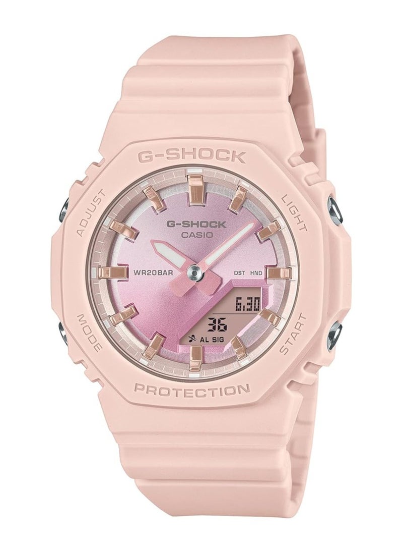 CASIO G-Shock GMA-P2100SG-4A Pink Sunset Glow Digital Analog Watch, Pink,