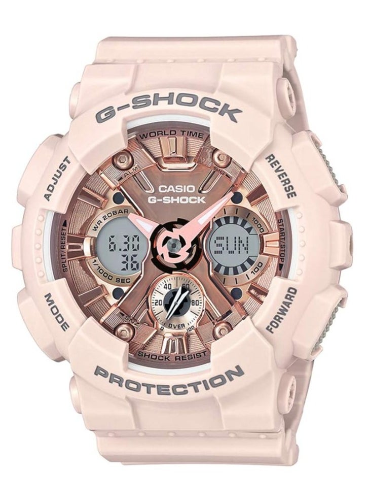 Casio G-Shock Men's Quartz Watch, Analog-Digital Display and Resin Strap-GMA -S120MF-4ADR