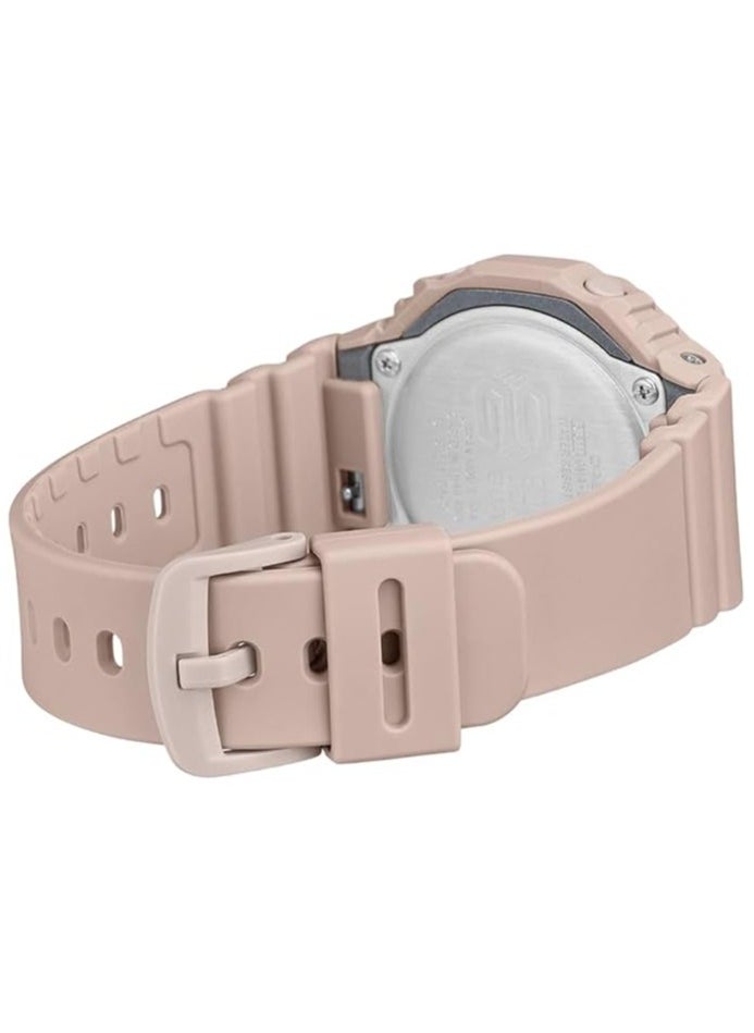 Casio Women Watch G- Shock Analog Digital Mirror-finished surface Pink-gold Dial