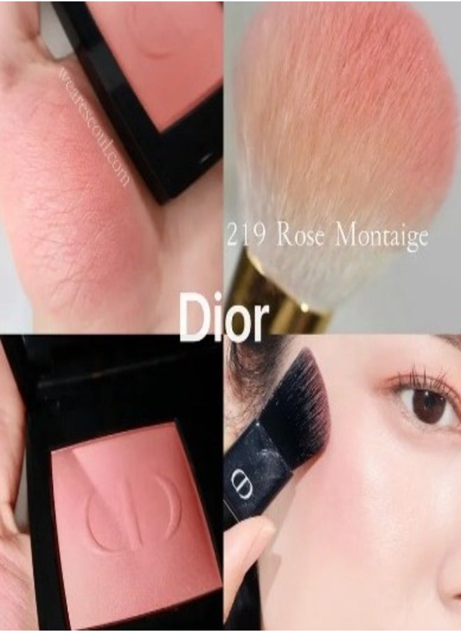 DIOR Rouge Blush: Couture Color Long-Wear Blush 219 Rose Montaigne