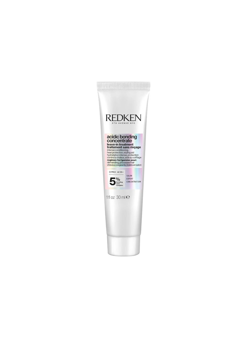 Redken Bonding Leave In Conditioner for Damaged Hair | Acidic Bonding Concentrate | Leave In Hair Repair Treatment | Strengthens Weak Hair | Safe for Color-Treated Hair & All Hair Types