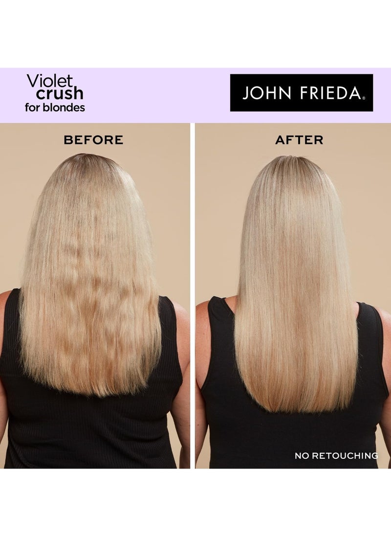 Violet Crush for Blondes Toning Conditioner for Blonde Hair Purple Conditioner for Blondes Value Pack 500 ml