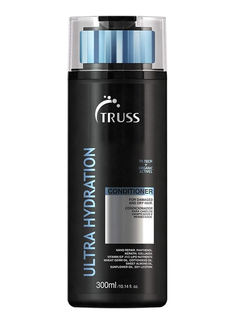 Truss - Ultra Hydration Conditioner - High Tech & Organic Actives - for Damaged & Dry Hair