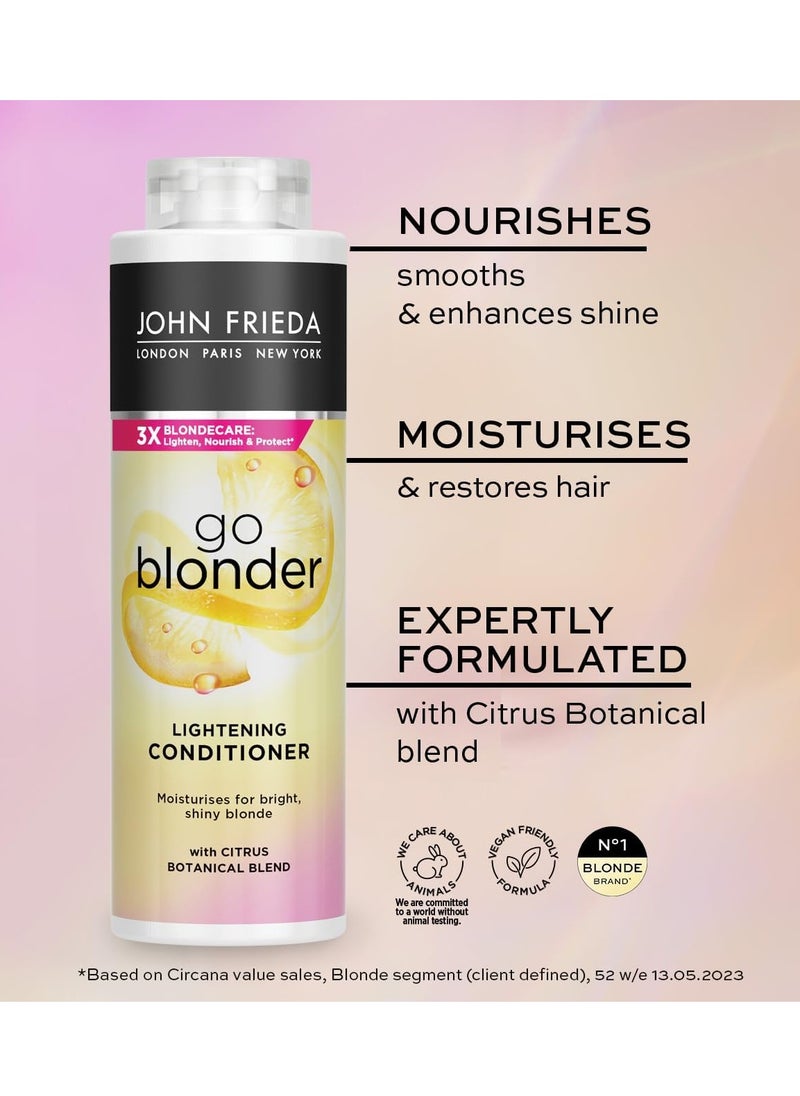 Go Blonder Lightening Conditioner Value Pack for Blonde Hair 500 ml