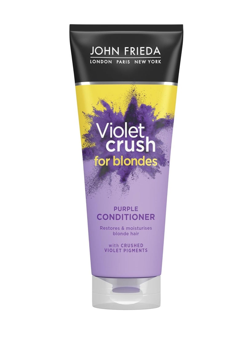 Violet Crush for Blondes Toning Conditioner for Blonde Hair Purple Conditioner for Blondes 250 ml