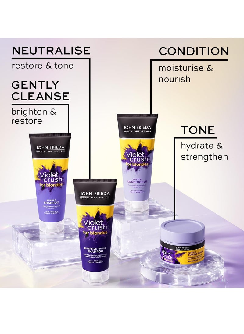 Violet Crush for Blondes Toning Conditioner for Blonde Hair Purple Conditioner for Blondes 250 ml