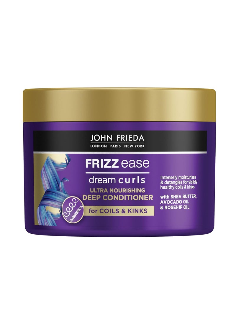 Frizz Ease Dream Curls Ultra Nourishing Deep Conditioner 230ml Conditioner for Curly Hair Anti Frizz Hair Mask