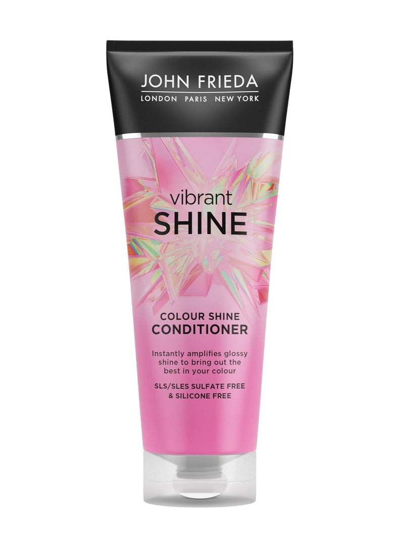 Vibrant Shine Colour Shine Conditioner 250 ml Weightless Glossing Conditioner for Shiny Hair Sulphate Free and Silicone Free Conditioner