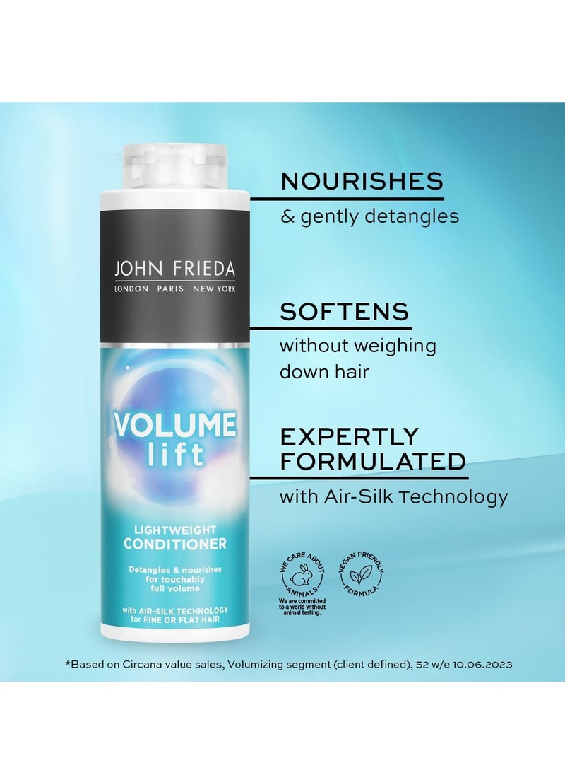 Volume Lift Lightweight Conditioner 500 ml Conditioner for Flat Fine Hair Conditioner Value Pack