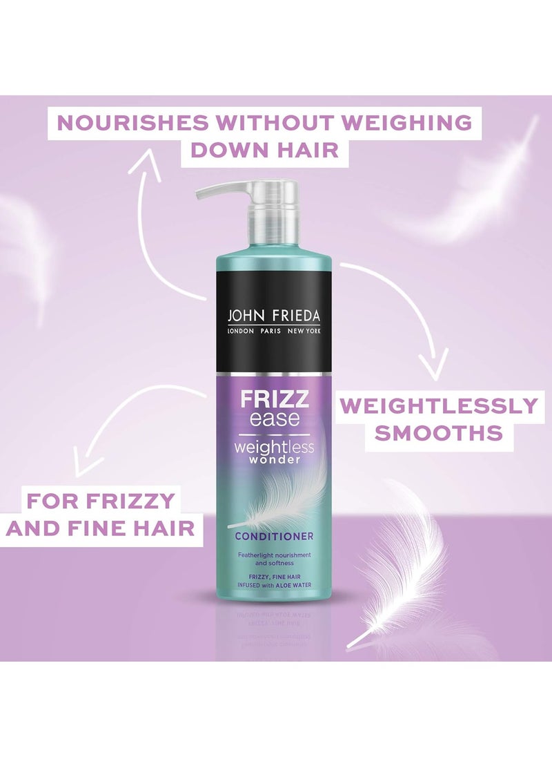 Weightless Wonder Conditioner for Frizzy Fine Hair with Aloe Water 500ml Nourishing Conditioner for Fine Frizzy Dry Hair