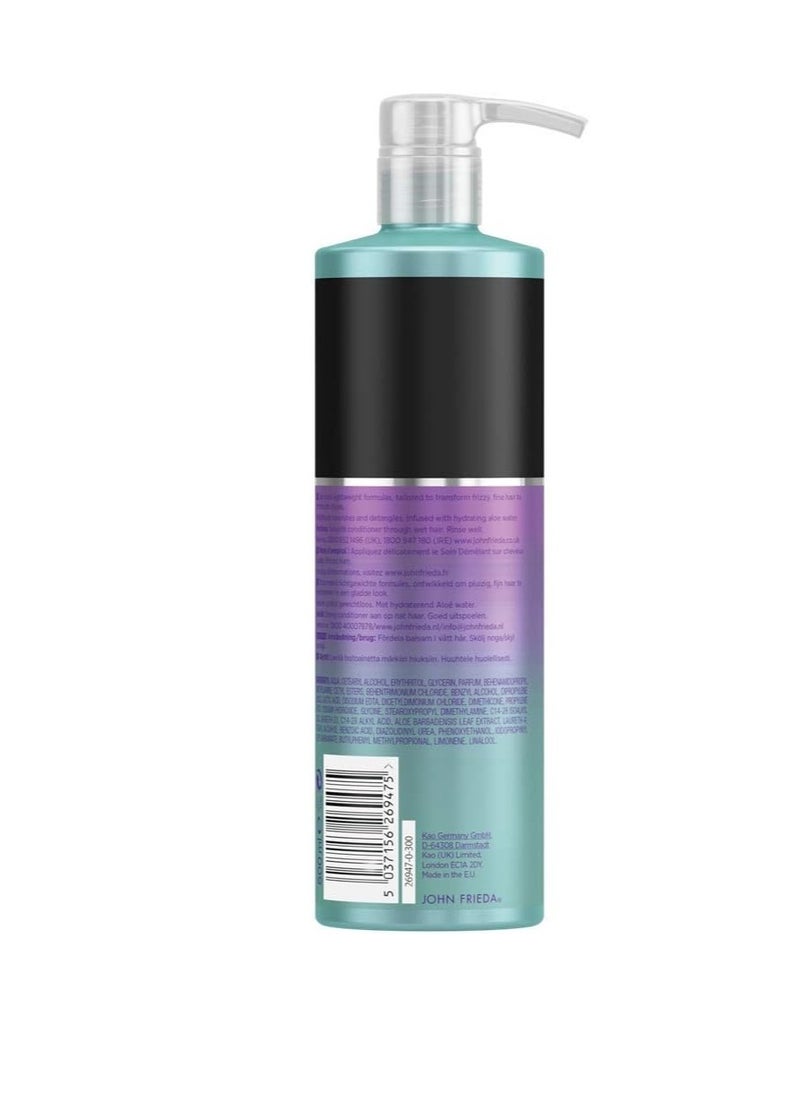 Weightless Wonder Conditioner for Frizzy Fine Hair with Aloe Water 500ml Nourishing Conditioner for Fine Frizzy Dry Hair