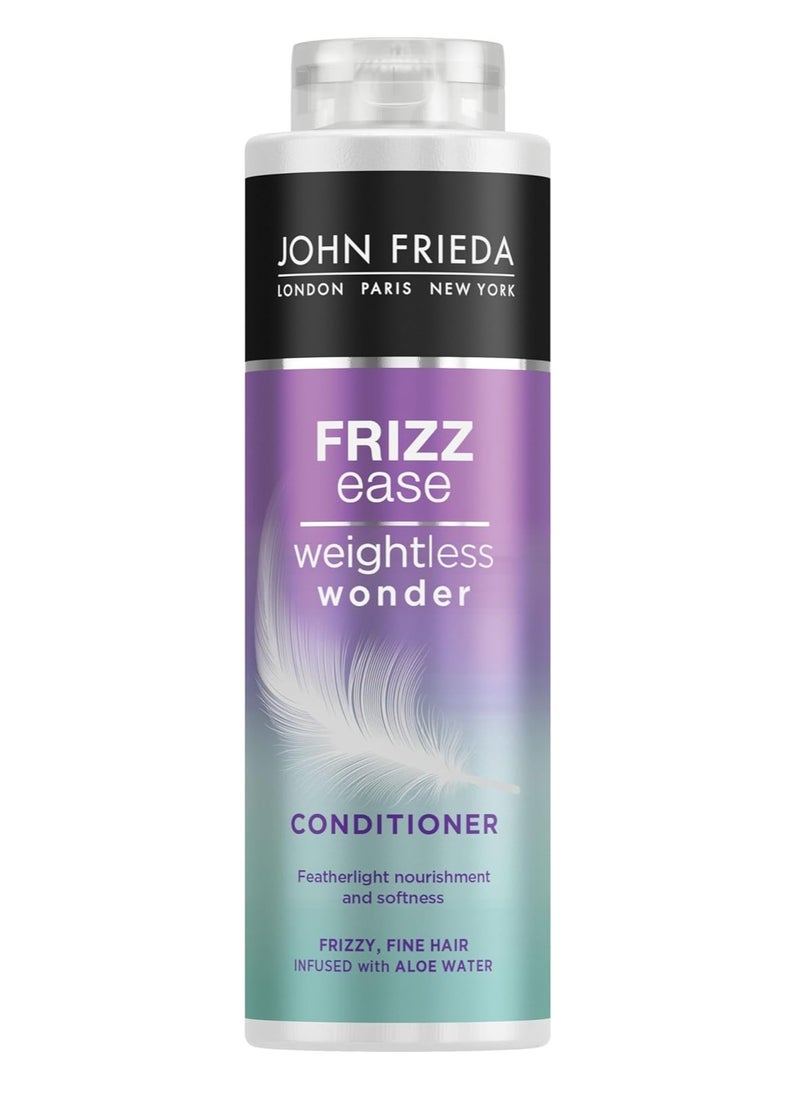 Weightless Wonder Conditioner for Frizzy Fine Hair with Aloe Water 500ml Nourishing Conditioner for Fine Frizzy Dry Hair