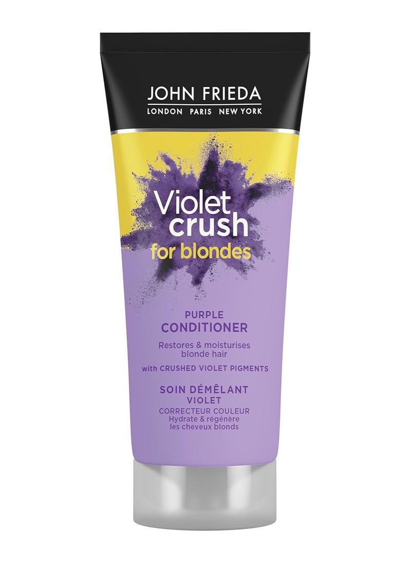 Violet Crush for Blondes Toning Conditioner for Blonde Hair Purple Conditioner for Blondes 75 ml