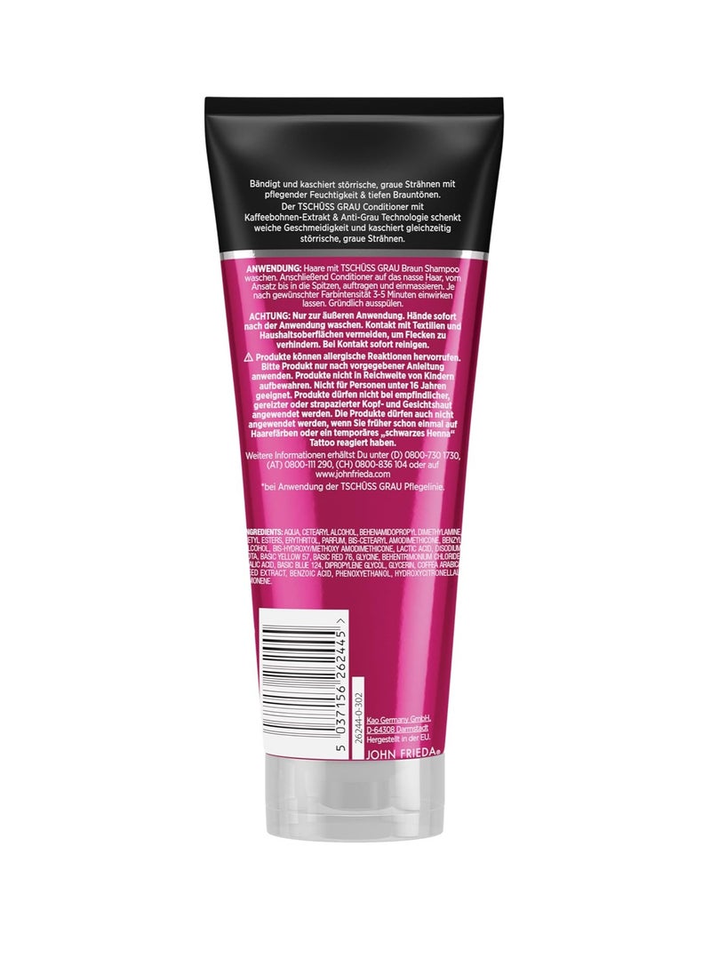 Braun Conditioner Goodbye Grey Gives Smoothness and Conceals Grey Highlights With Coffee Bean Extract 250 ml