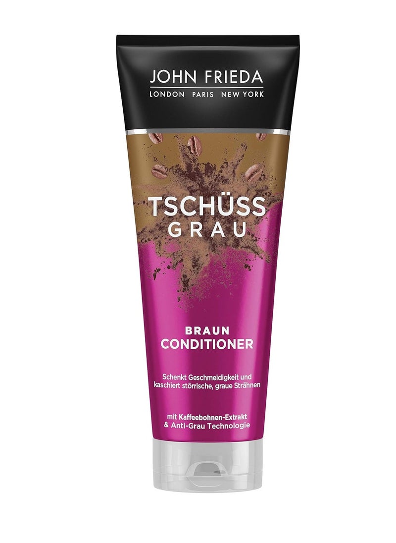 Braun Conditioner Goodbye Grey Gives Smoothness and Conceals Grey Highlights With Coffee Bean Extract 250 ml