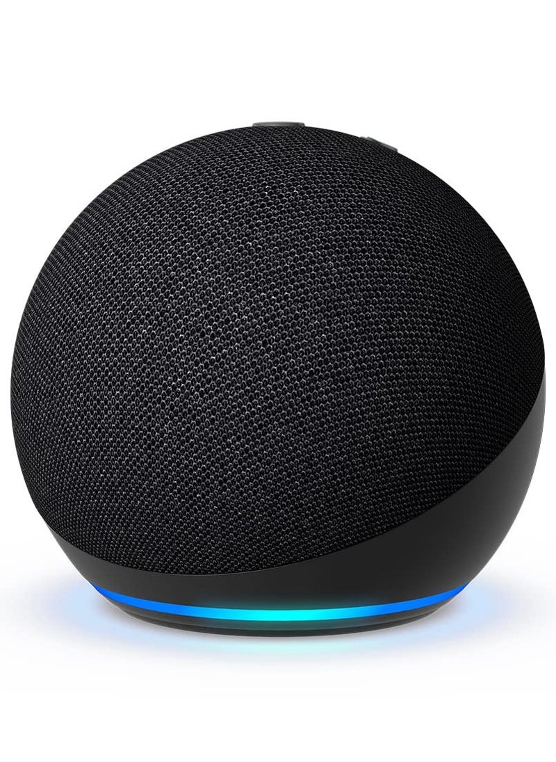 Dot 5th Gen Smart Speaker with vibrant sound and Alexa | Use your voice to control smart home devices, play music or the Quran, and more speaks English & Arabic