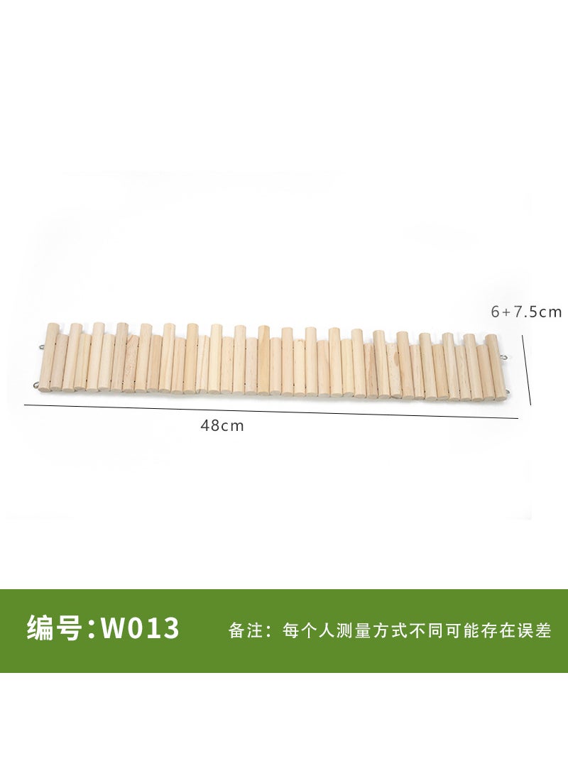 Hamster Toy Wooden Ladder Chicken FenceHigh and low fence 48cm High and low fence 48cm