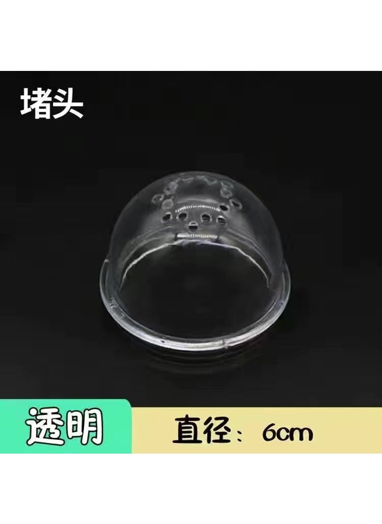 Hamster DIY Tunnel Playset Cage ModificationTransparent plug (with ring) Transparent plug (with ring)