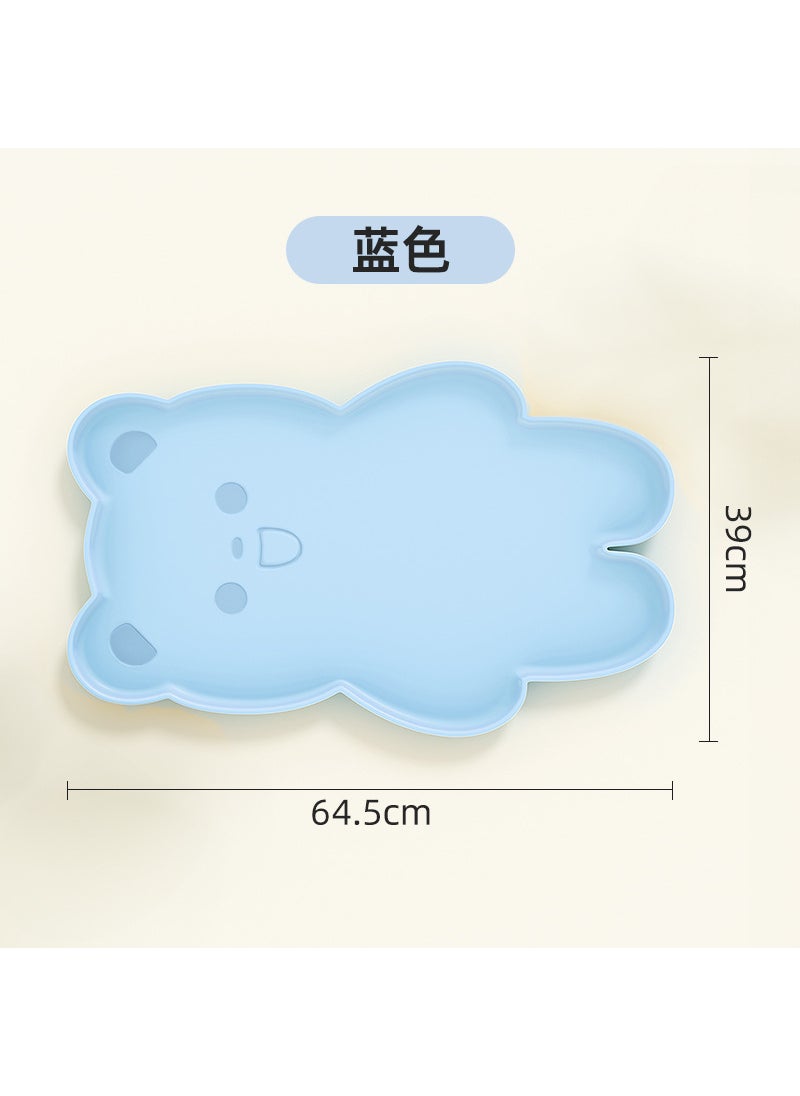 Waterproof Silicone Pet Feeding Mat Large [cloud blue] extra large pet dinner plate