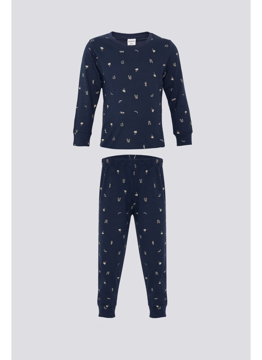 Indigo Blue Girls Pajama Set