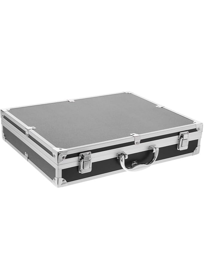 Aluminum Briefcase - 11 Inch Hard Laptop Briefcases with Lock, Multifunctional Attache Case