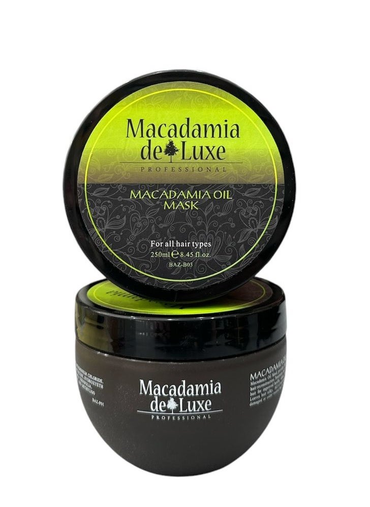 Macadamia Deluxe Oil Mask 250ml 8.45 Oz