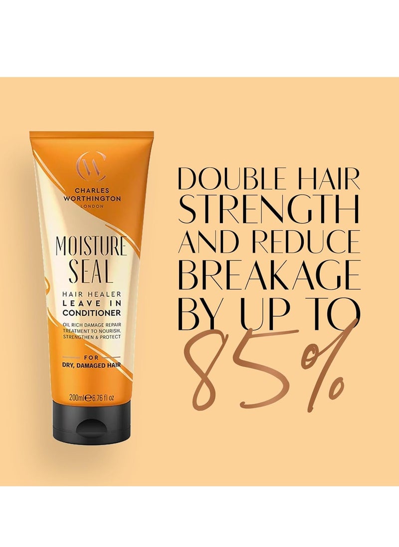 Moisture Seal Hair Healer Leave In Conditioner Dry and Frizzy Hair No Rinsing Treatment for Smoother Hair 200 ml