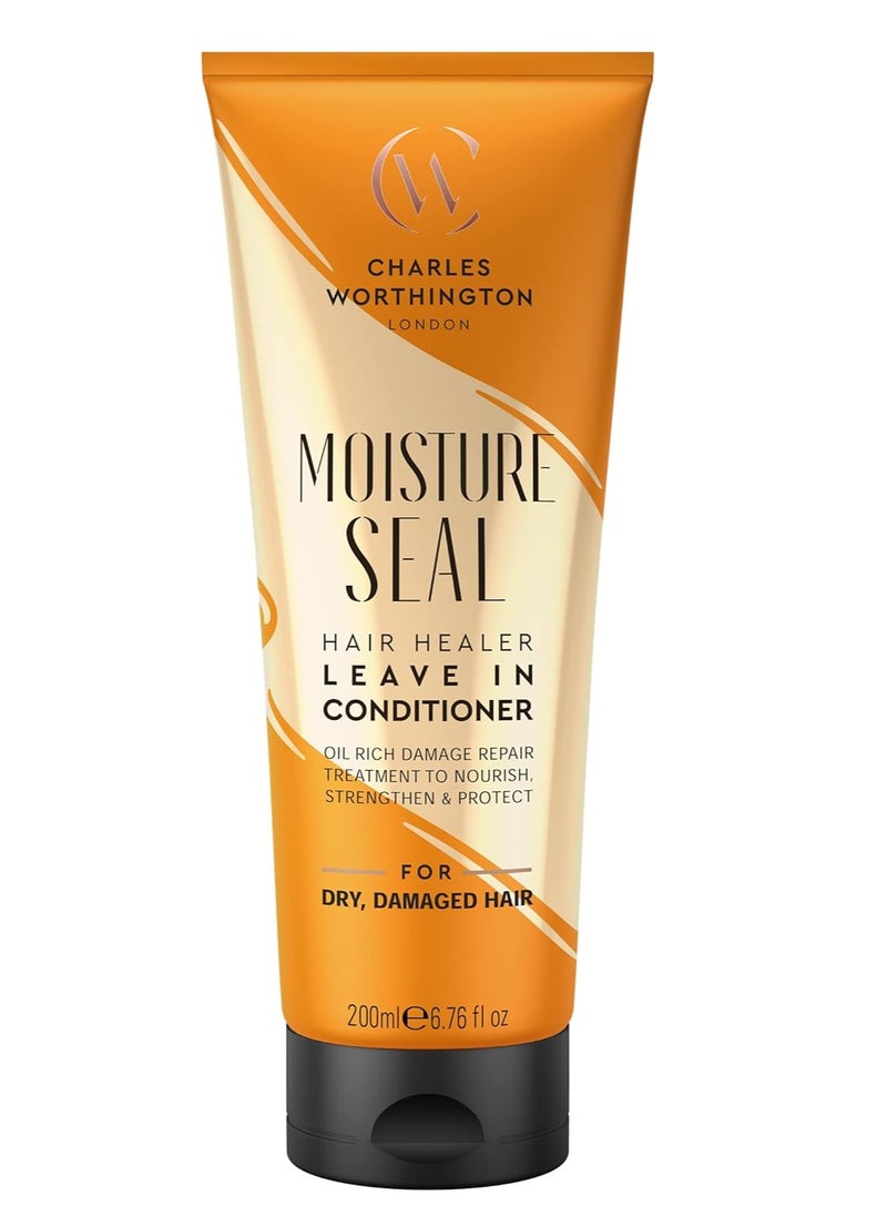 Moisture Seal Hair Healer Leave In Conditioner Dry and Frizzy Hair No Rinsing Treatment for Smoother Hair 200 ml